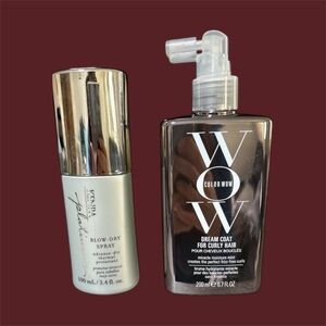 KENDRA Dream Coat for Curly Hair- 6.7 fl oz + Platinum Blow-Dry Spray 3.4 fl oz